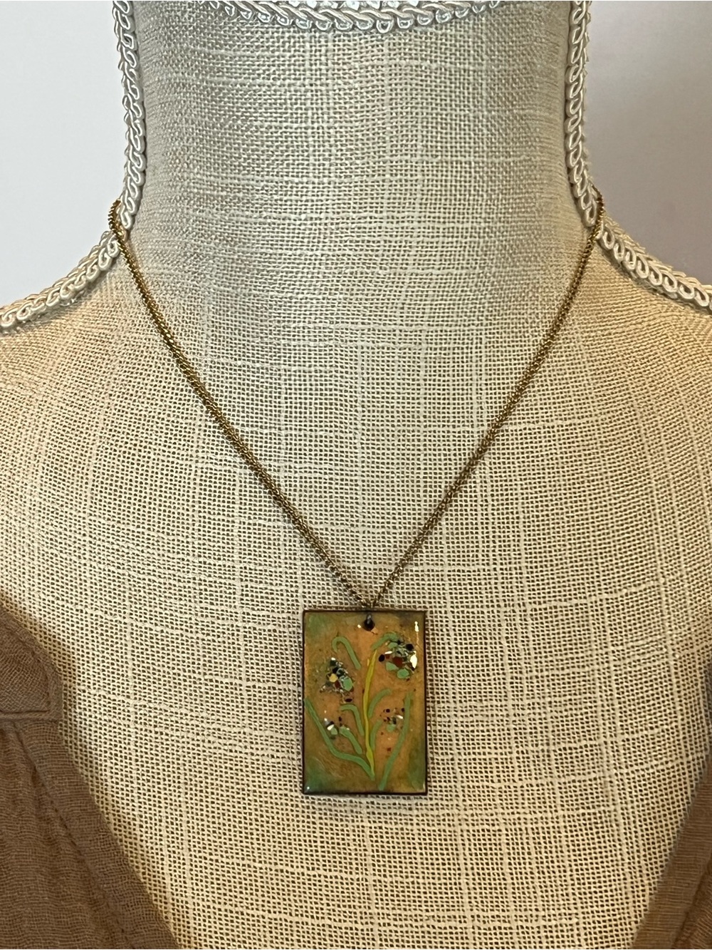 Hand Painted Necklace